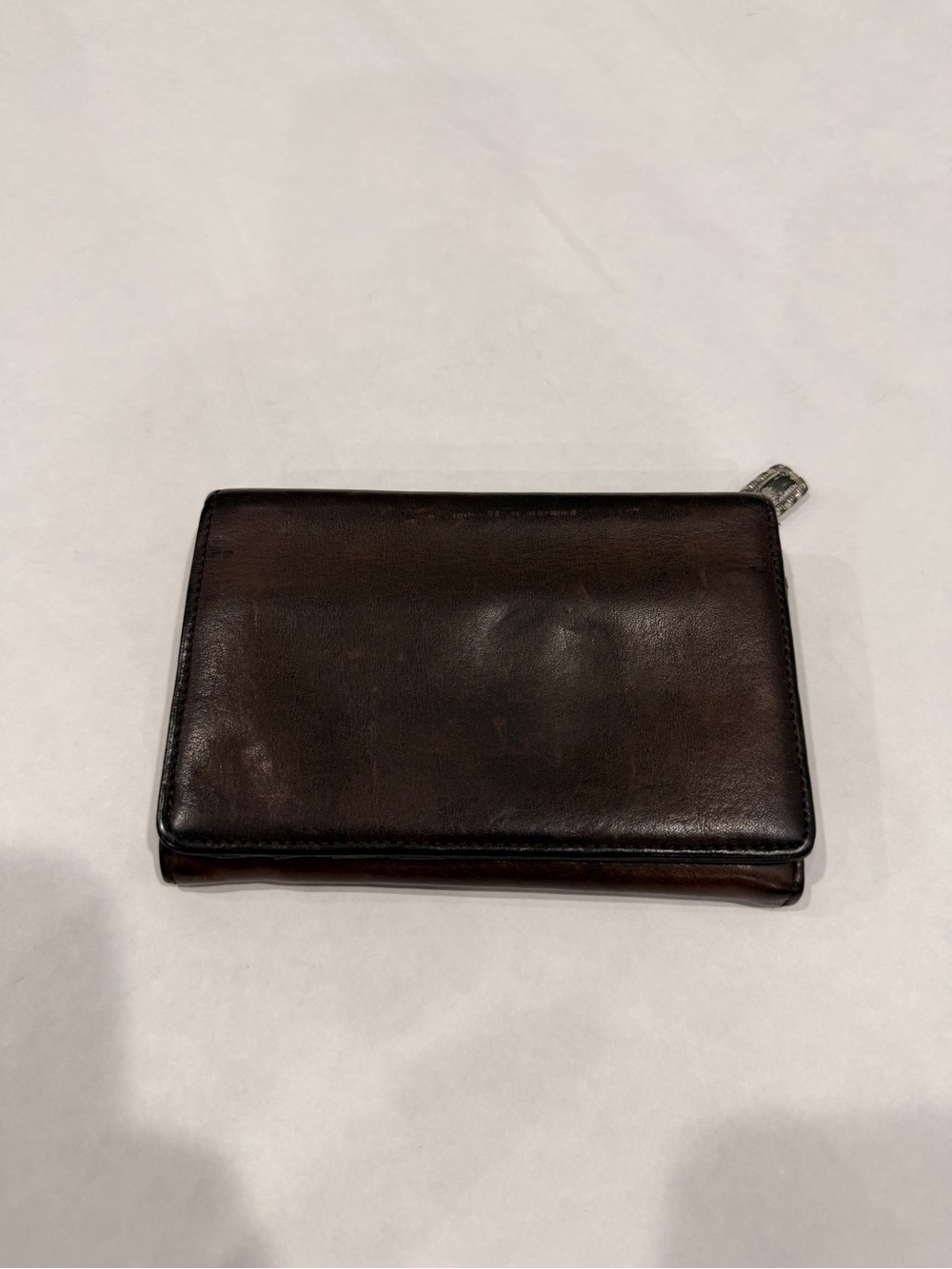 Fossil Classic Leather Bi-Fold Wallet - Dark Brown